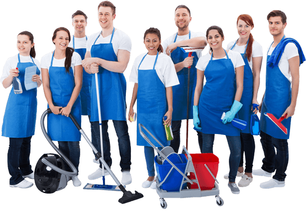 Cleaning team